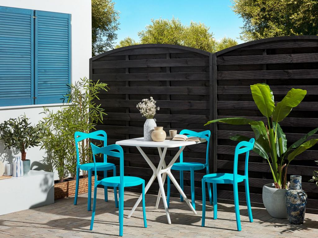 Elariva/Elariva Turquoise 4-Seater Garden Dining Set AFXY59484