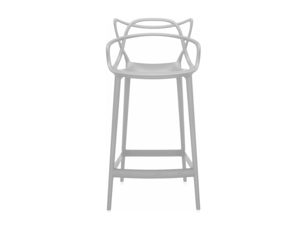 Premium stool - Indoor and outdoor use - Light grey - Seat height 77 cm QMMQ94135
