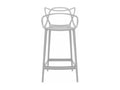 Premium stool - Indoor and outdoor use - Light grey - Seat height 77 cm QMMQ94135