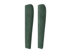Headboard with wings, Dark Green, 203x23x118/128 cm, Velvet, NUSP62194