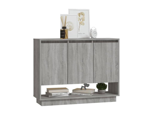 Grey sideboard 97x31x75 cm Engineered wood NCCO23449