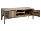 Beige wooden TV stand - W 150 x D 45 x H 55 cm HOAW62158