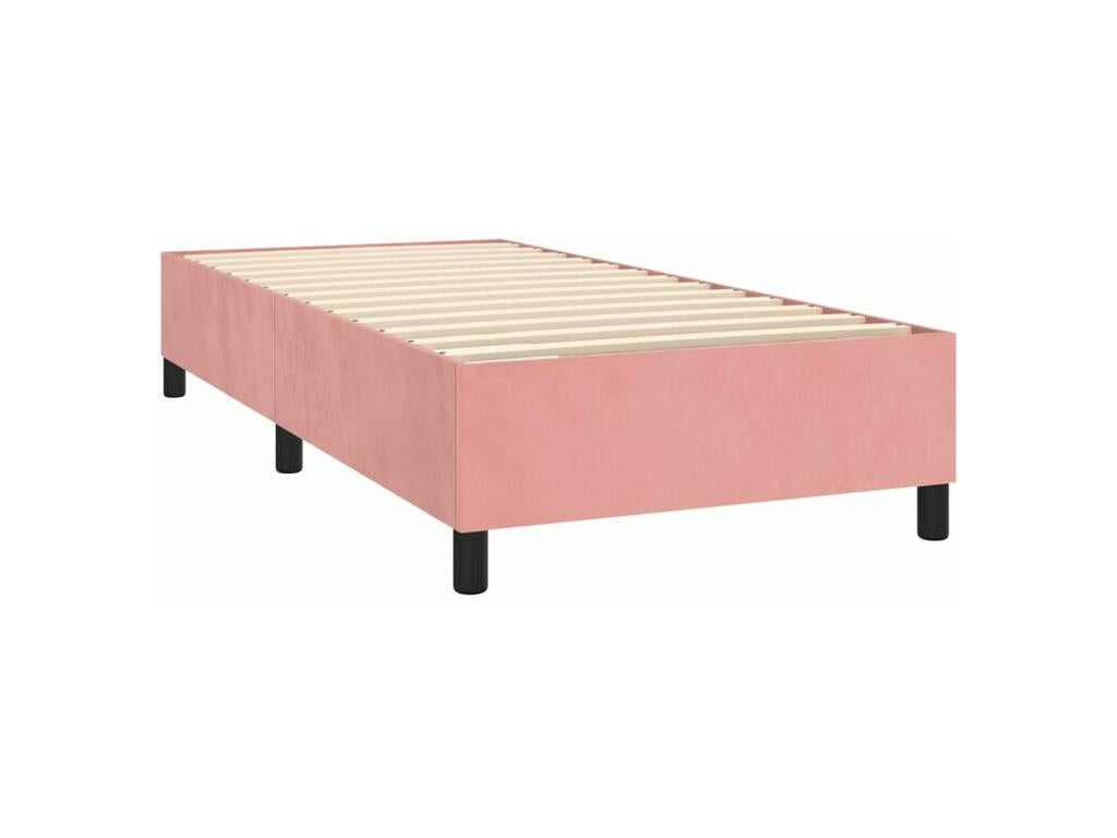 Bed base and mattress, Rose 80x200 Velvet GFXV60771