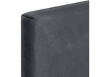 Lysvia Smooth Velvet Headboard with Buttons 110x50 Beds 105 - Dark Grey TDVD50622