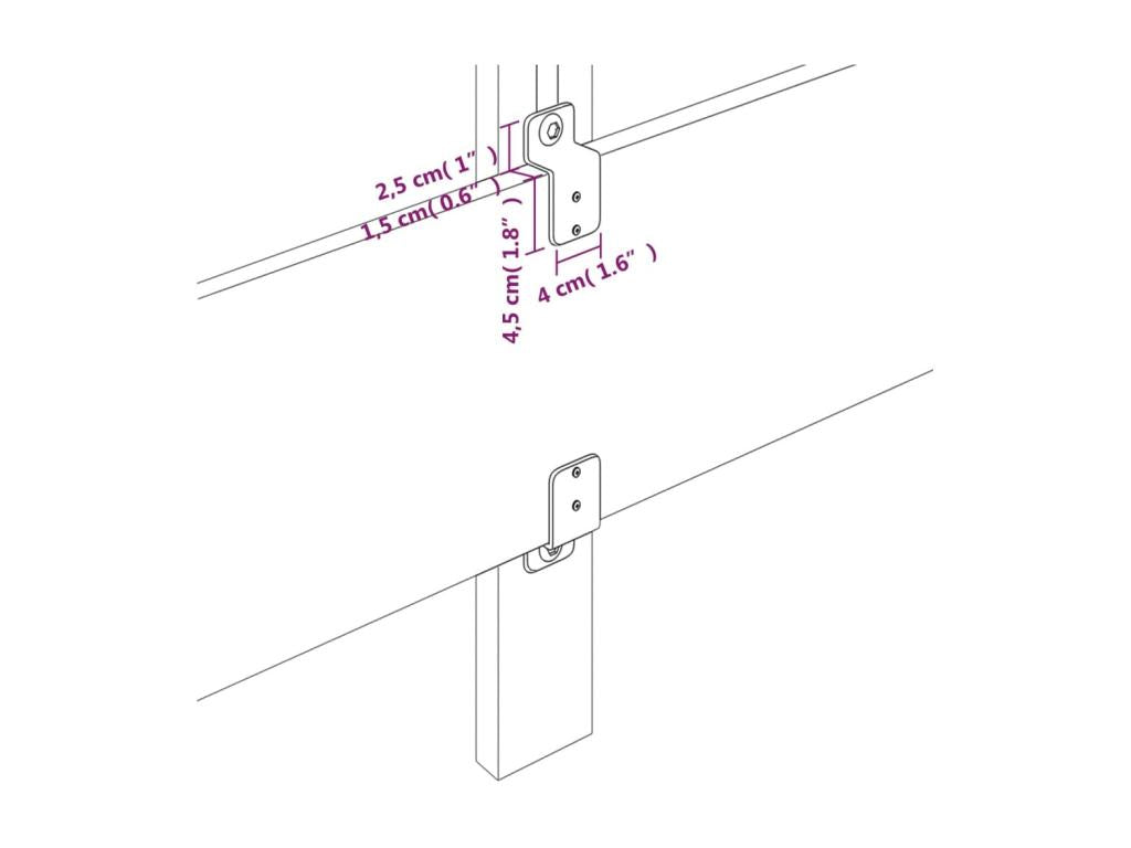 Headboard with wings, Dark Grey, 83x23x118/128 cm, Velvet, SDIJ18517