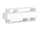 TV stand with 2 doors, white - length 125 x depth 32 x height 42 cm CZWV81501