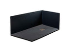 Shower tray 180x115 cm Extra Thin Black Line in Synthetic Resin and Marble Powder With Free Drain FBVN01572