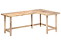 Desk 180x120x76 cm Solid Mango Wood SSAN24918