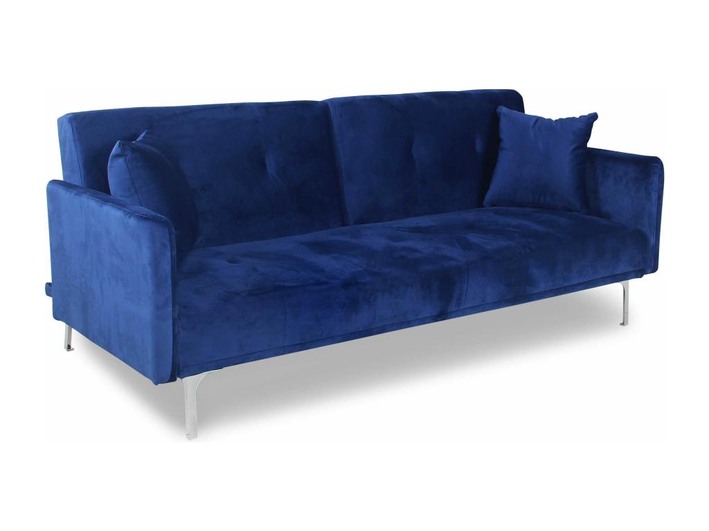 Lysvia 3-Seater Convertible Sofa 191cm Blue VCHQ05169