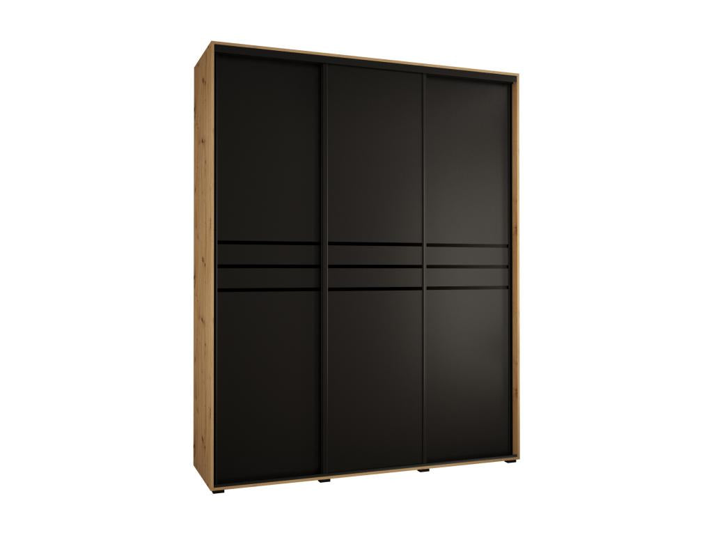 10" Sliding Door Wardrobe 235.2/200/60 3 Doors QVJL25878