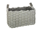 Set of 3 rectangular cotton storage baskets SORG28042