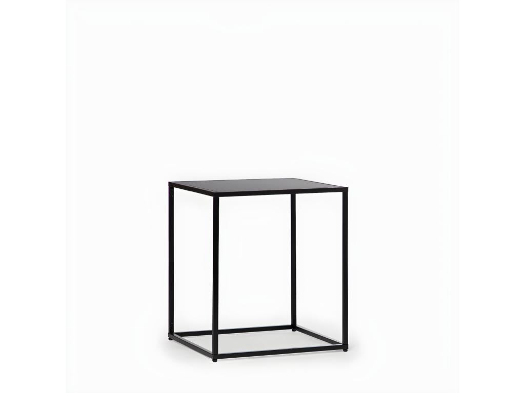 Black metal side table 45x53 cm - Elariva MMBT85673