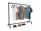 Clothes rack - Metal - 150x38x120 - Black - Lysvia TUJY73896