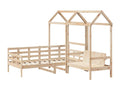 Daybed and bench set with canopy, mattress not included HESM03763