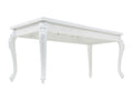 Dining table 179x89x81 cm Glossy white LMXZ95291