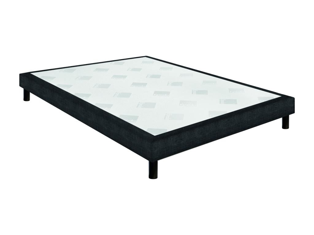 Firm comfort bed base, mottled grey, 15 cm thick, NATURE 2x90x200 OGNS78391