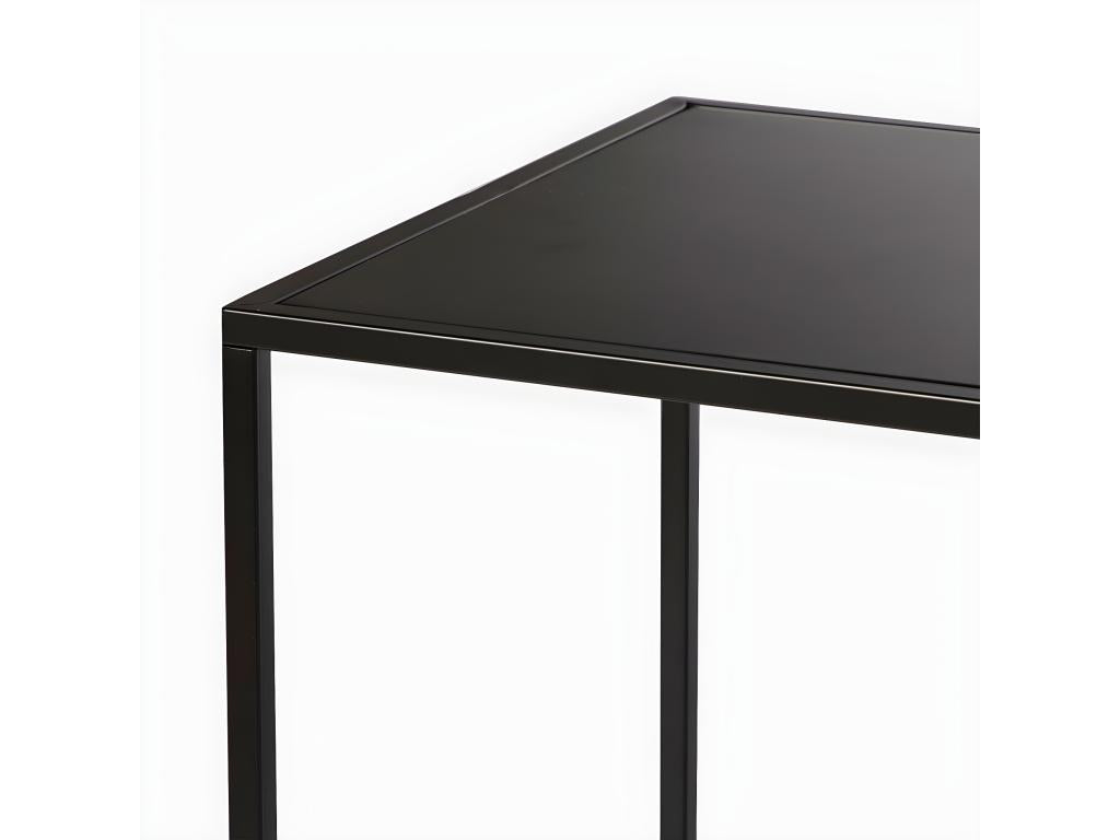 Black metal side table 45x53 cm - Elariva MMBT85673