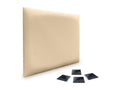 Set of 1 Lysvia eco-friendly faux leather padded wall acoustic panel, self-adhesive, Vanilla, 50x50 cm x1 CNGX13345
