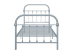 Grey Metal Bed Frame 90x200 cm IENT54127
