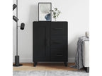 Black sideboard 69.5x34x90 cm engineered wood RLTP37018