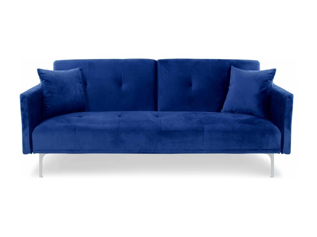 Lysvia 3-Seater Convertible Sofa 191cm Blue VCHQ05169