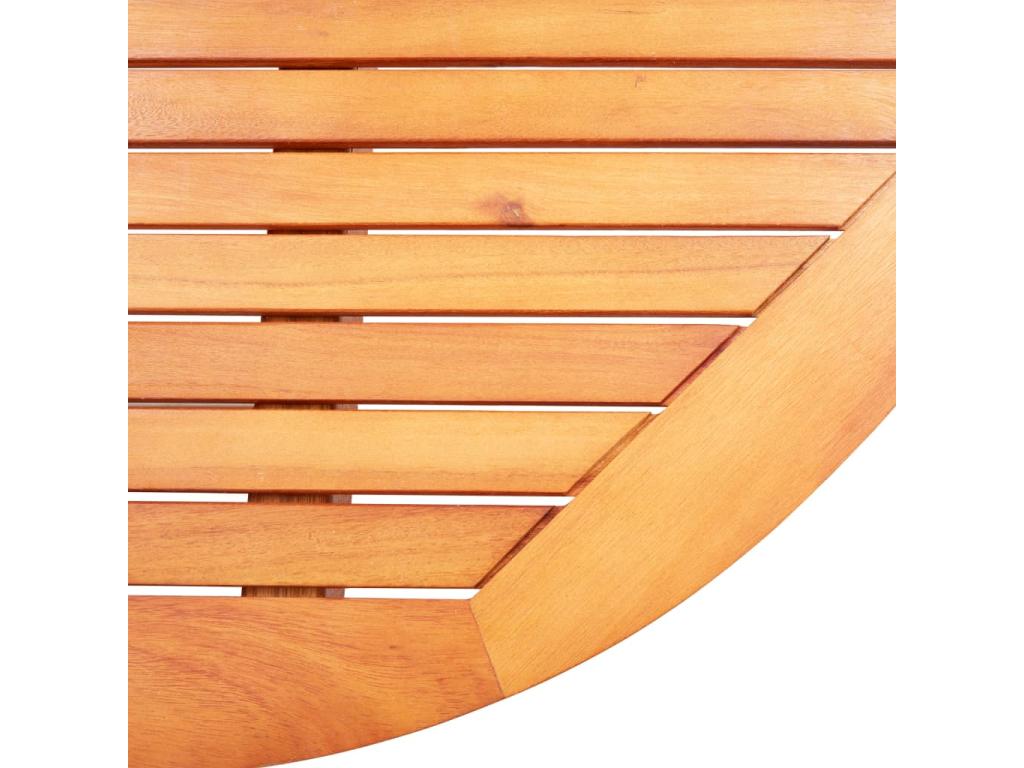 Folding garden table 160x85x74 cm Solid eucalyptus wood AWYE05194