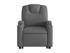 Dark Grey Fabric Reclining Armchair IJOF97303