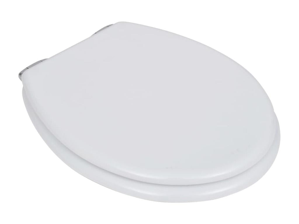 Set of two white wood-effect seats, 45x36x5 cm, 02 0002941 UGSY59019