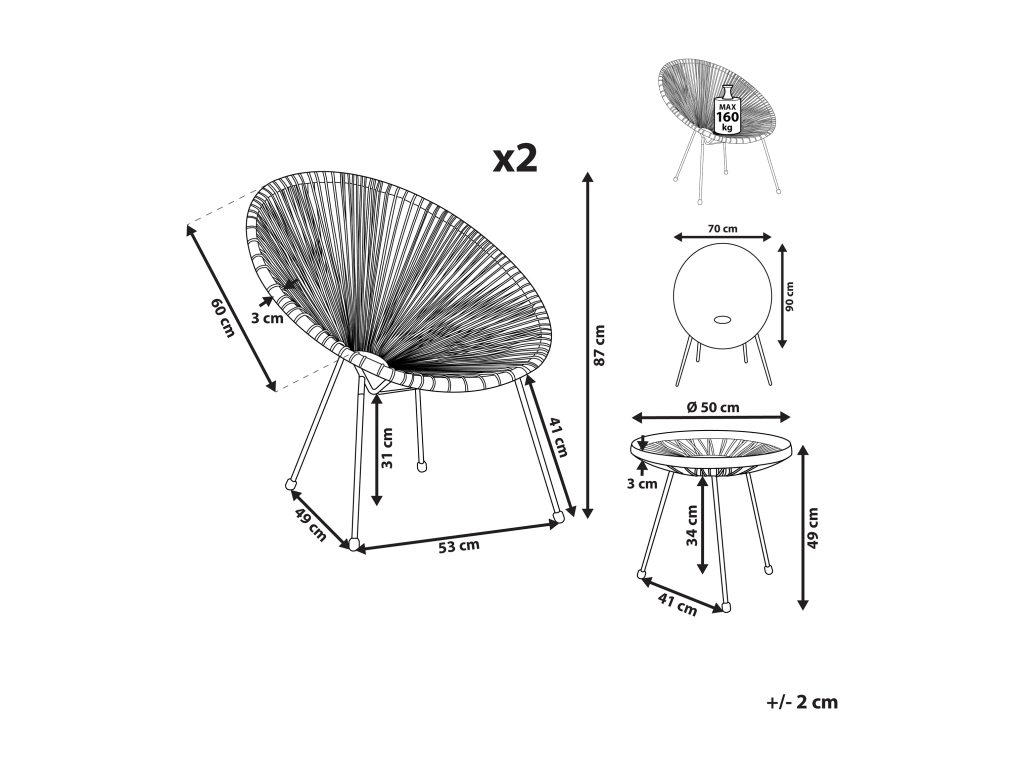 Set for II Dark Grey ZTXG04263