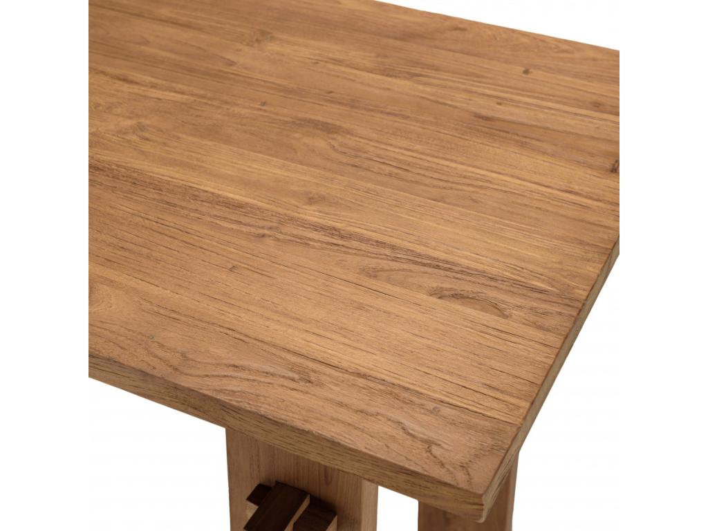 Lysvia - Desk 140x60cm in recycled teak wood QOQR47351