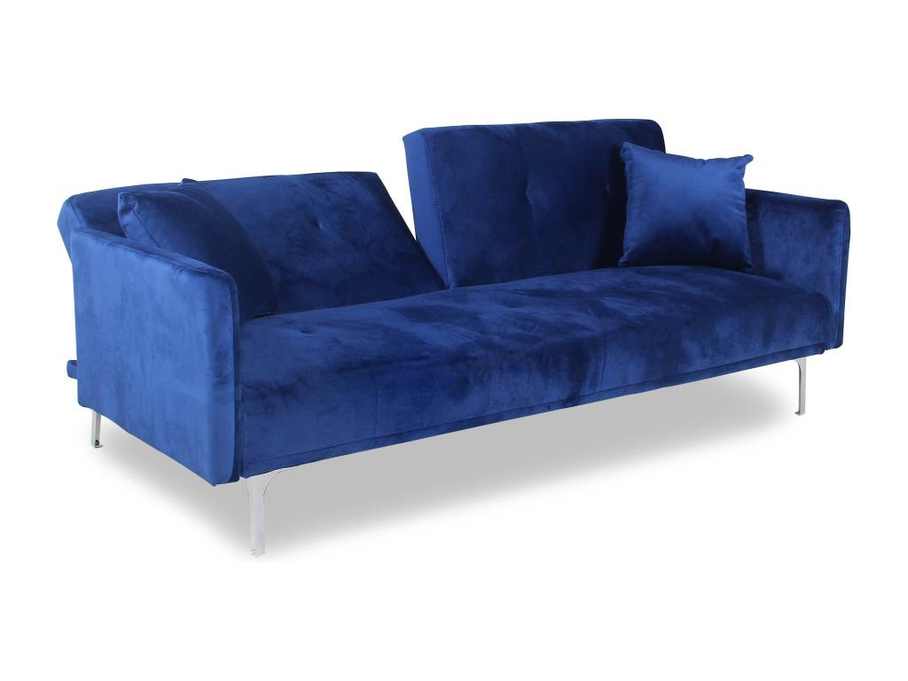 Lysvia 3-Seater Convertible Sofa 191cm Blue VCHQ05169
