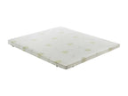 Elariva - Memory Foam Mattress Topper - 10 cm High - Removable Aloe Cover 200x200 KZCP74818