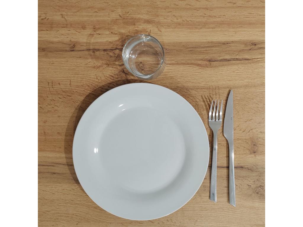 Round table 120 cm - Lysvia model, armor oak finish SWHZ61575