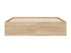 Bed frame with drawers, without mattress, oak, 120x200 cm, ZCMN37391