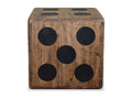 Wooden Storage Box 40x40x40 cm Dice Design GOJK78002