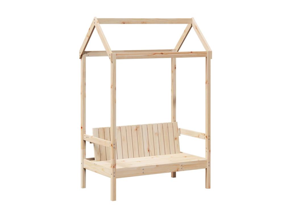 Daybed and bench set with canopy, mattress not included HESM03763