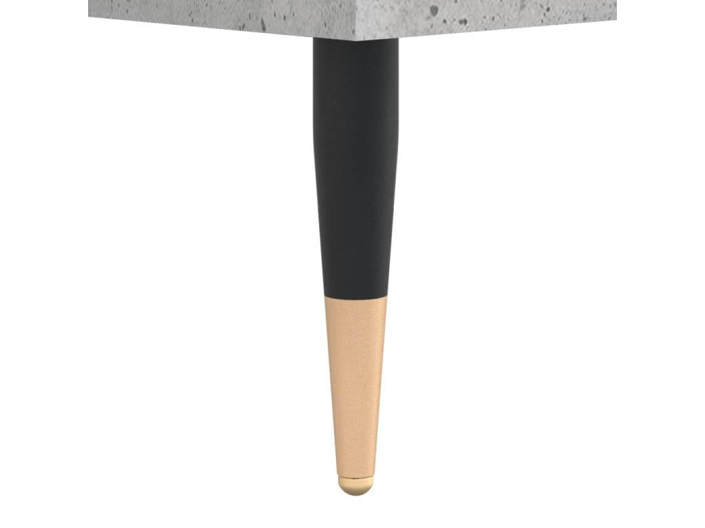 Concrete grey shoe bench 102x35x55 engineered wood NHPQ76665