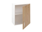 Kitchen wall cabinet with 1 door, Albar Oak finish - Height 70 x Length 60 x Depth 33 cm QMSR74535