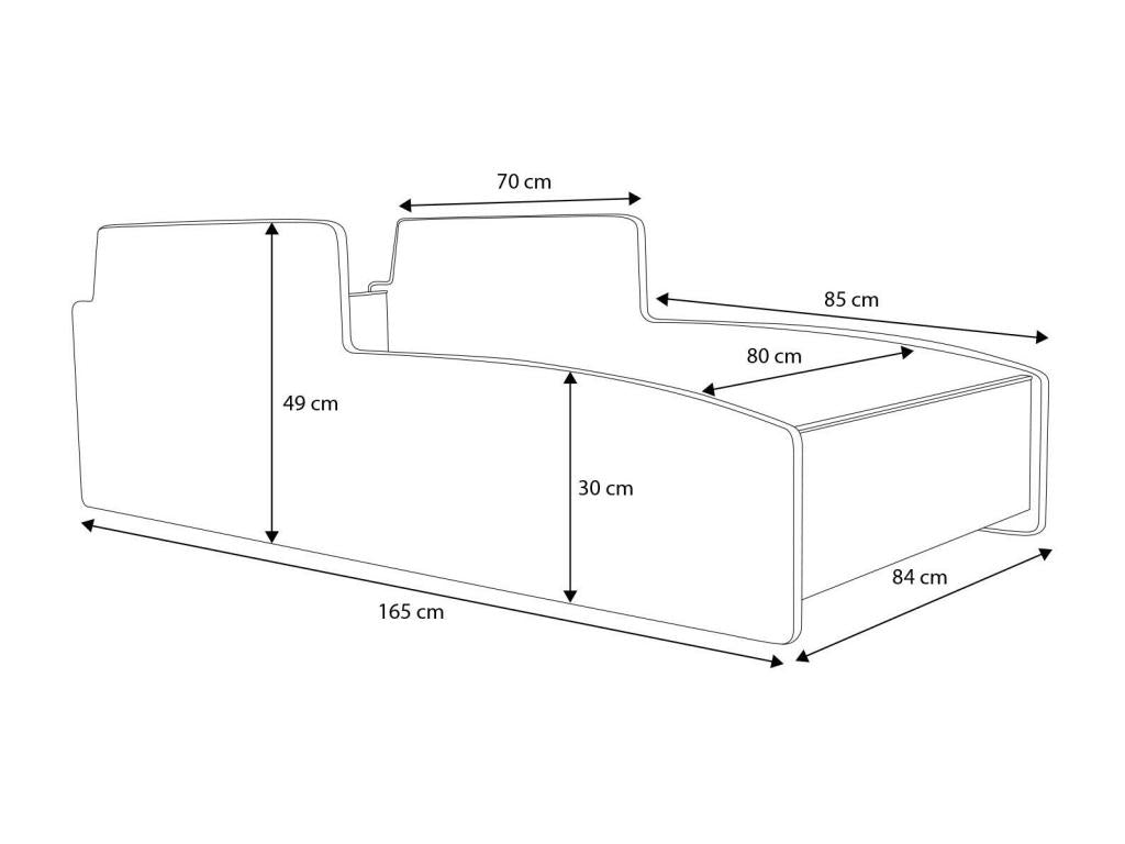 Children's Bed KSB001 84x165x49 Green KYOE30855