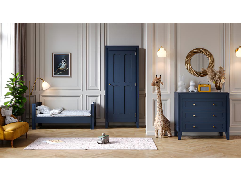 Convertible baby cot, blue WIQU08500