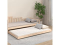 Bed frame without mattress 90x200 cm solid pine wood VNEQ35651