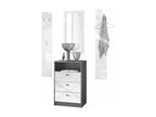 Anthracite and White Lacquered Entrance Set NDYL90993
