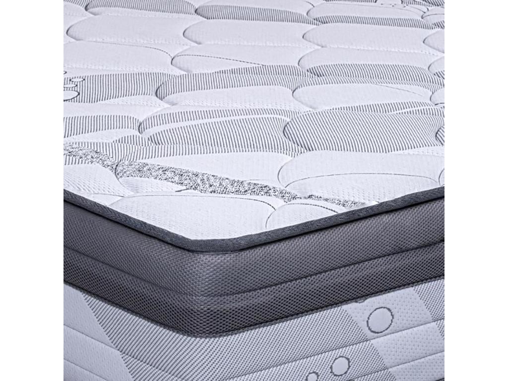 Reversible mattress 160x200 cm with summer/winter side, firm memory foam, independent sleeping zones, 26cm thick, PRXP26751