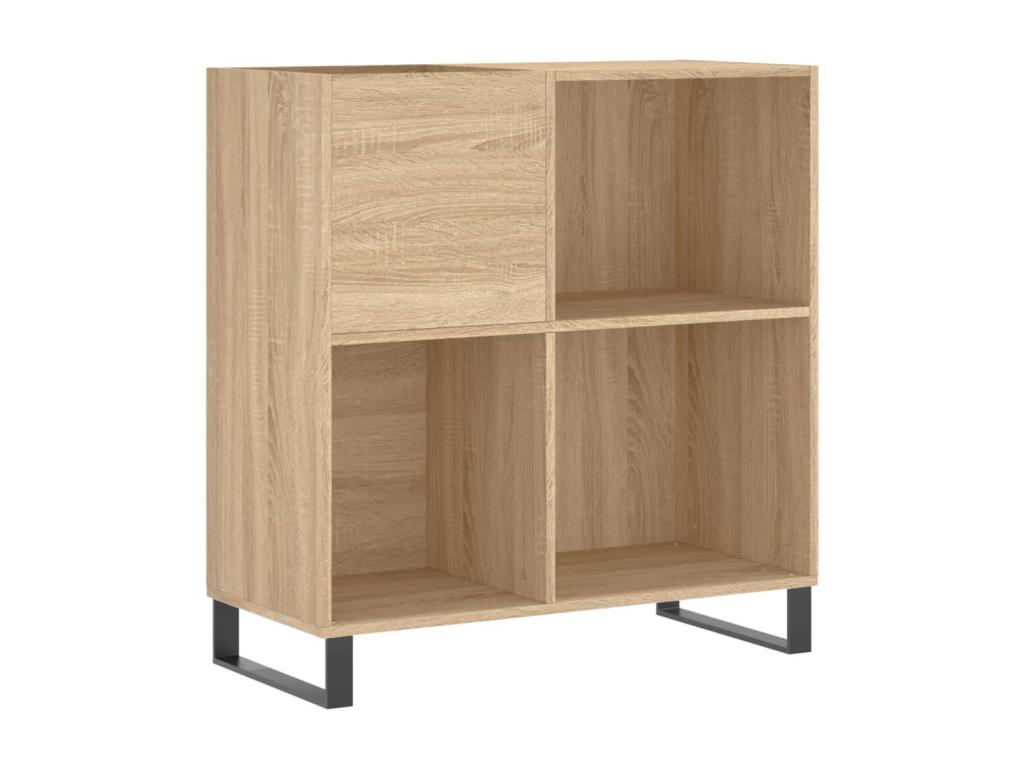 Dormeva oak record cabinet 84.5x38x89 cm engineered wood SNVT14077