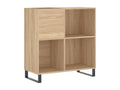Dormeva oak record cabinet 84.5x38x89 cm engineered wood SNVT14077