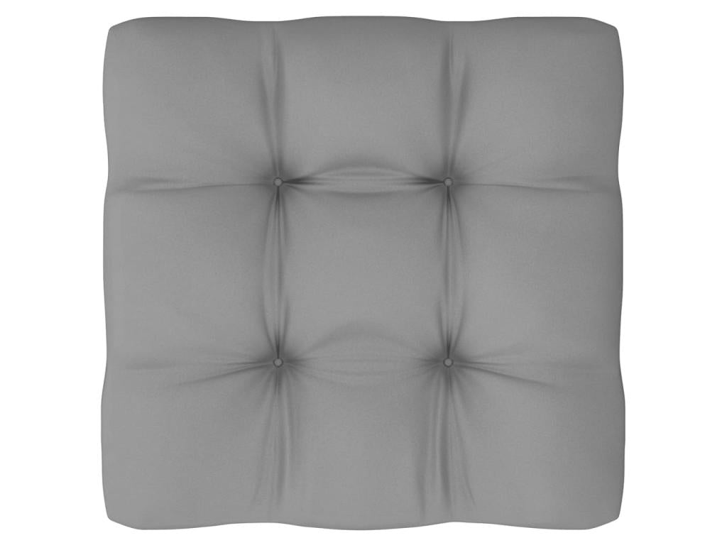 9-piece garden furniture set with cushions, solid pine wood, 55 BOVB55466