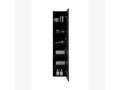 Elariva WYUE31376 160cm Black Storage Column