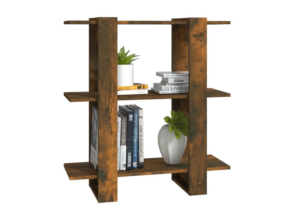 Bookshelf/Room Divider Smoked Oak 80x30x87 cm TFJL41990