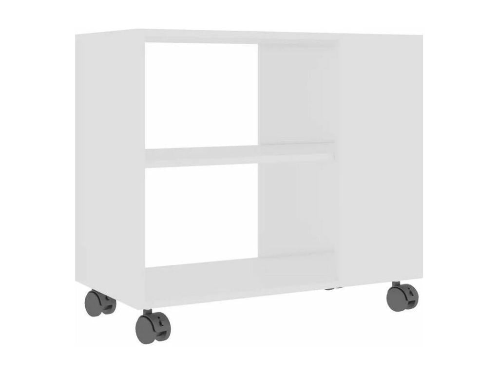 Elariva VYAJ58625 White Wooden Side Table