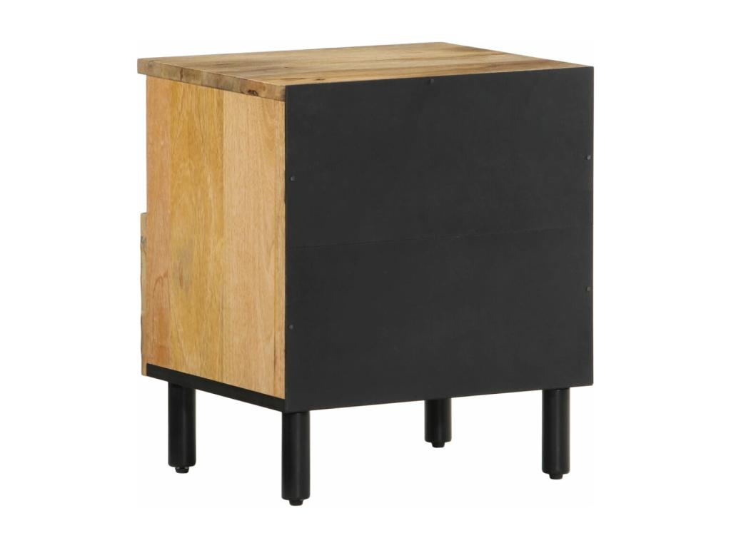 Elariva Premium - Bedside Table 40x33x46 cm Solid Mango Wood KSGV05802